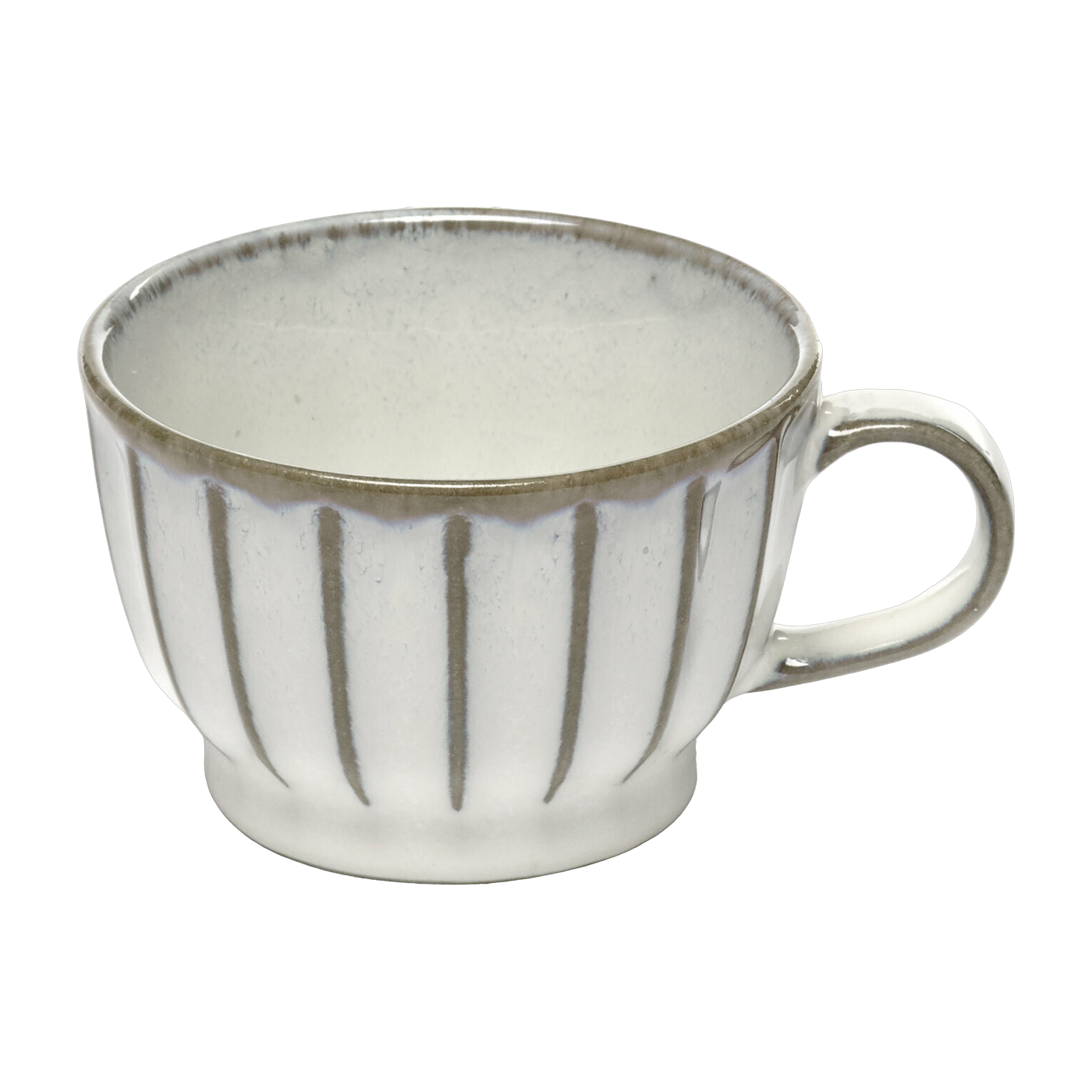 White stoneware coffee cup 15 cl Inku - Serax