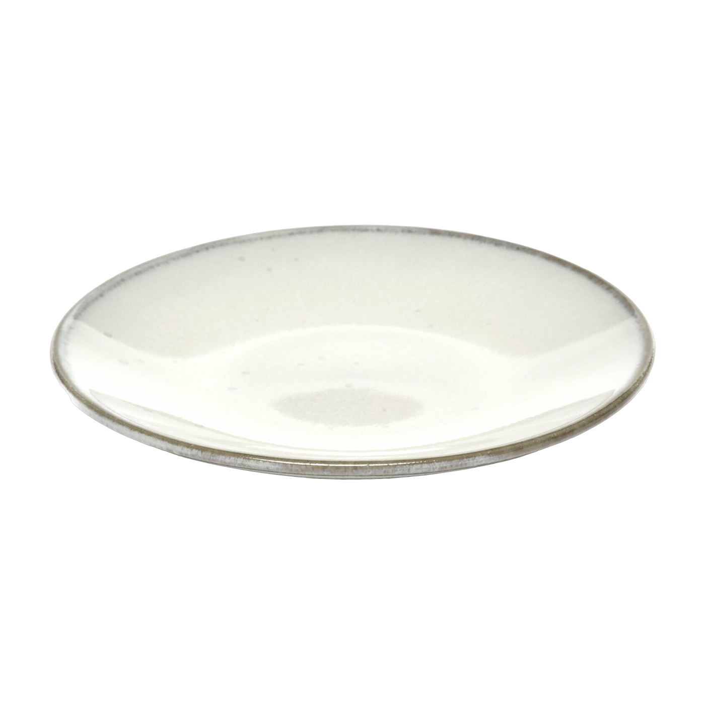 Untertasse expresso aus weißem Steingut 12 cm Inku -. Serax