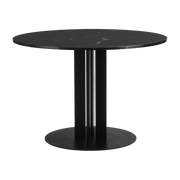 Black marble dining table 110cm Scala Marble - Normann Copenhagen
