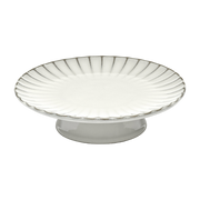 Plato para tartas de gres blanco Inku 24 x 7 cm - Serax