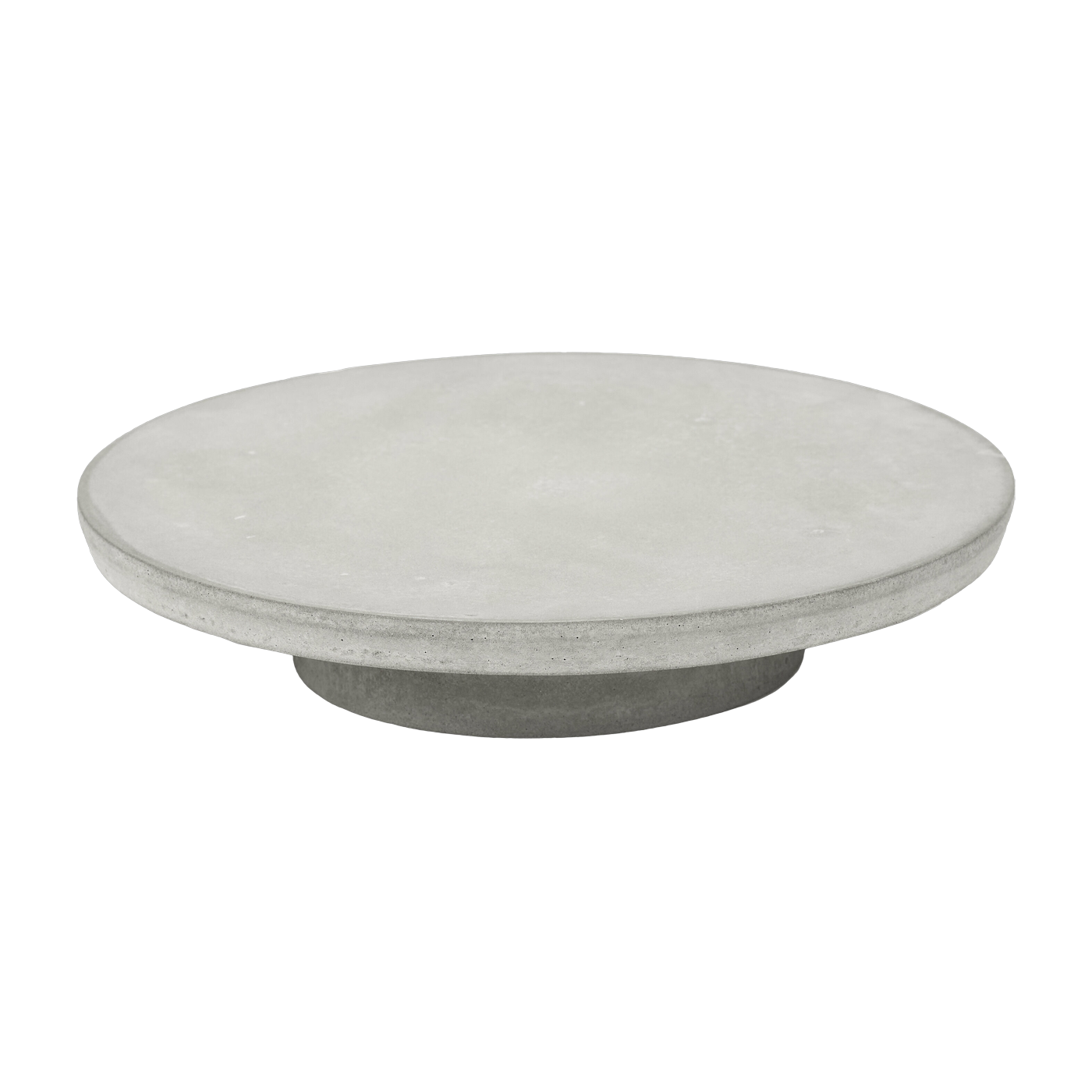 Plat à gâteau en béton gris clair 26 x 5 cm - Serax