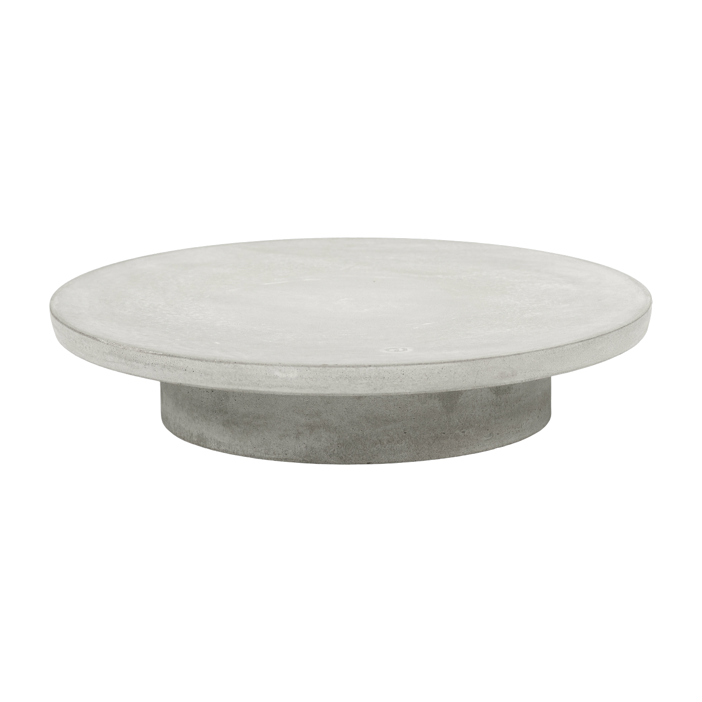 Plat à gâteau en béton gris clair 33 x 7 cm - Serax