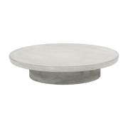 Plat à gâteau en béton gris clair 33 x 7 cm - Serax
