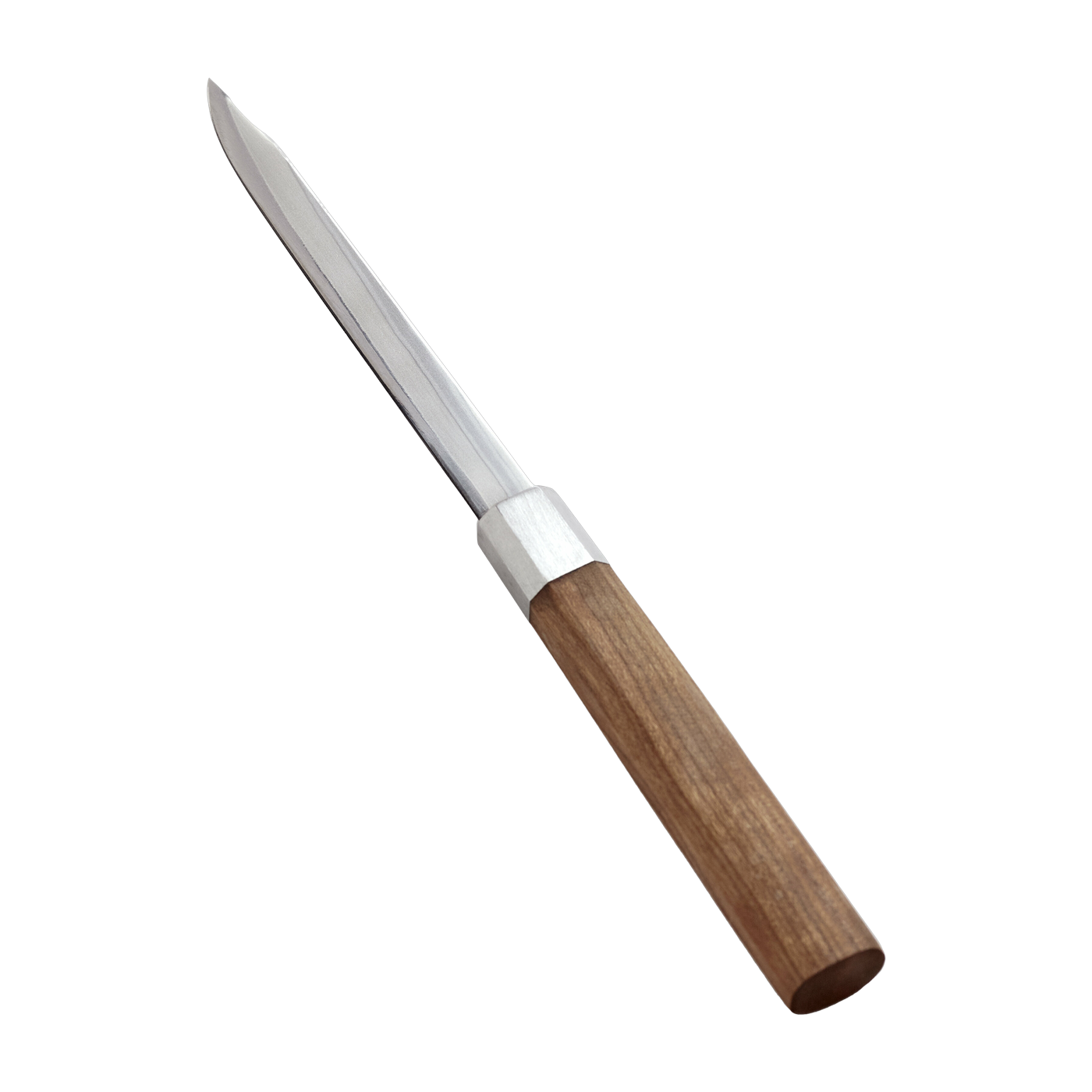 Metal and natural cherry wood steak knife 12 cm Inku - Serax