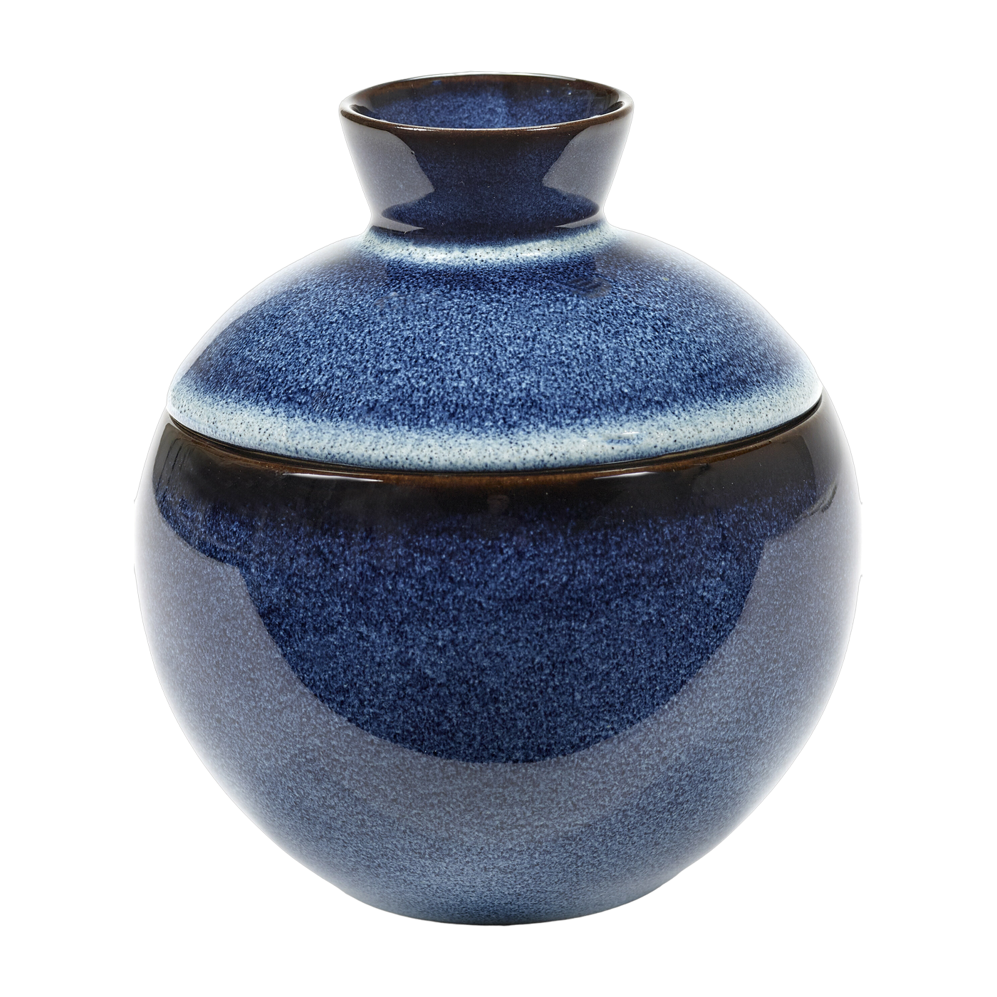 Bol de gres azul para chimenea 12 x 13 cm Pure - Serax