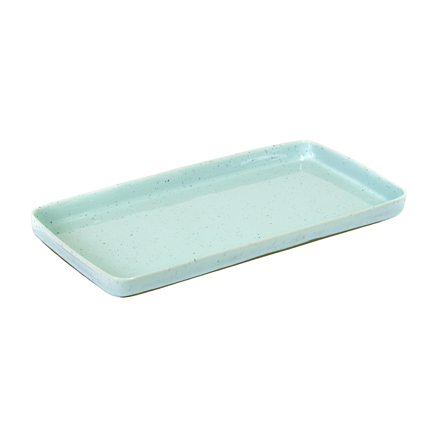 Plat rectangulaire en grès bleu ciel 37 x 20 cm - Serax