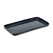 Plato rectangular de gres azul marino 37 x 20 cm - Serax