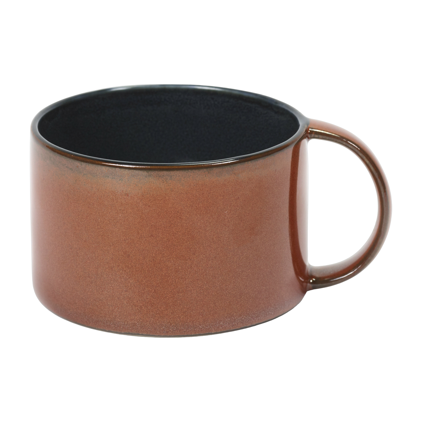Tazzina da caffè in gres ruggine e blu navy da 8 cm - Serax