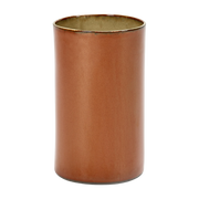 Vase cylindrique en grès rouille 12 cm - Serax