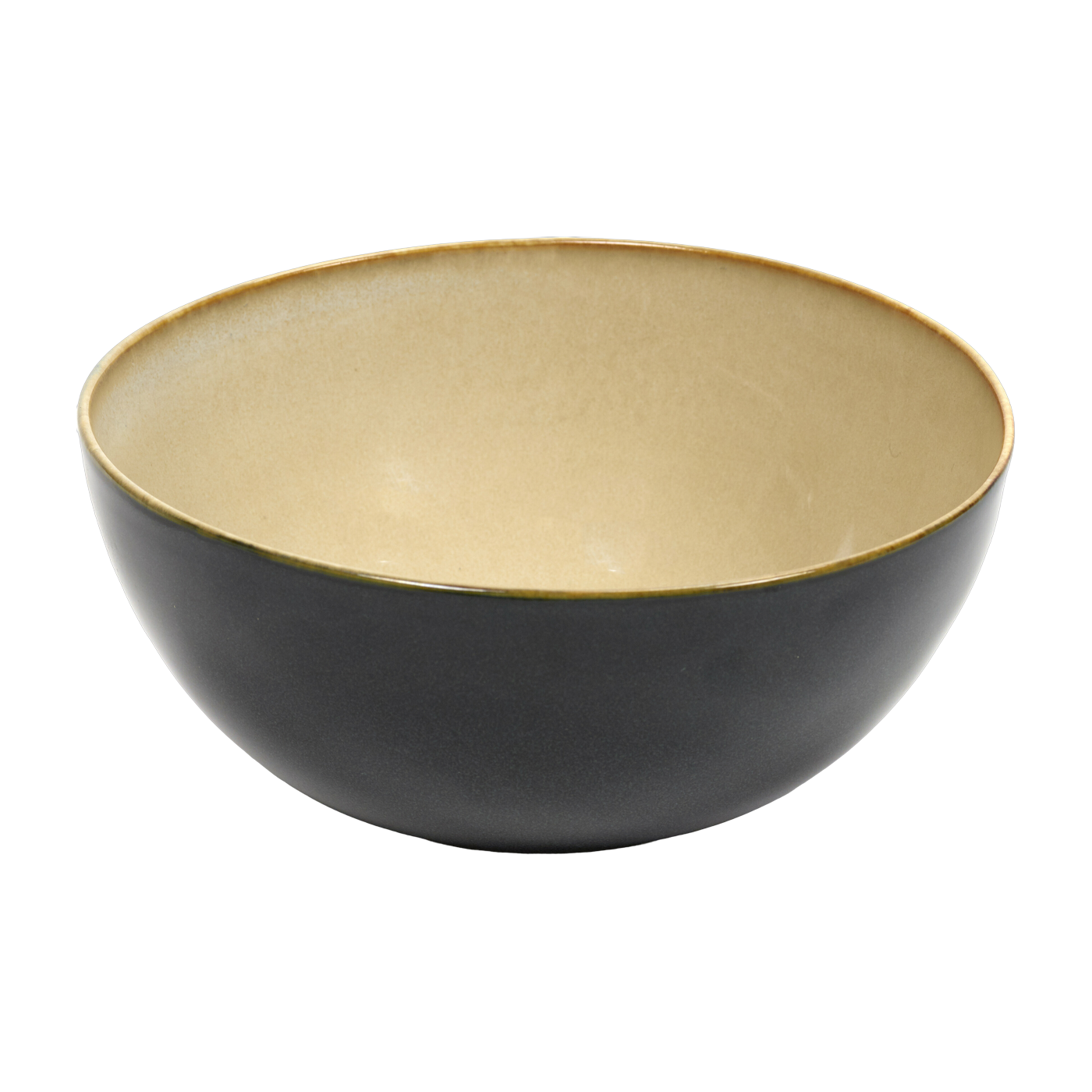 Ciotola in gres nero e beige 15 cm - Serax
