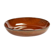 Tapasteller aus rostfarbenem Steingut 7 cm -. Serax