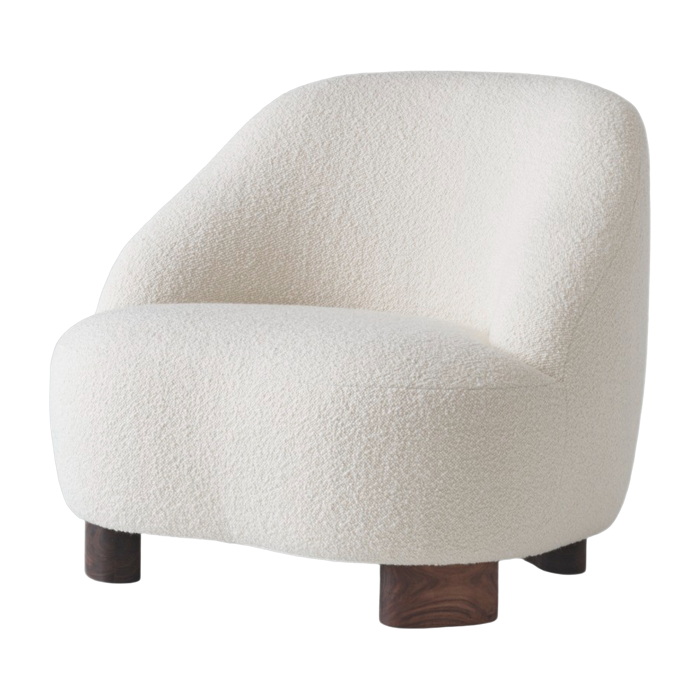 Sessel mit Stoffbezug Karakorum 001 und Walnuss Margas LC1 - &tradition