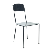 Black metal chair 40 x 40 x 83 cm Adriana - Serax