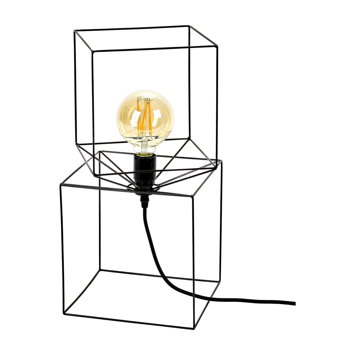 Lampe structures noires 46 cm Concubina - Serax