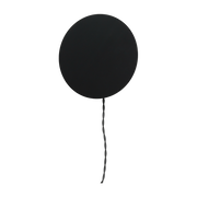 Black wall lamp 20 x 8 cm Scudo - Serax