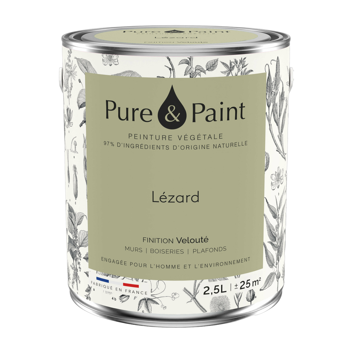 دهان نباتي مخملي أفعى 2.5 لتر - Pure & Paint