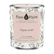 Pflanzenfarbe samtig Kraftpapier 2, 5L -. Pure & Paint