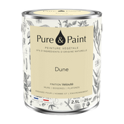 Pintura vegetal aterciopelada Dune 2. 5L - Pure & Paint
