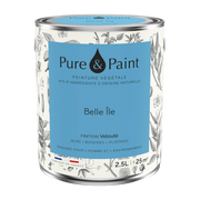 Samtweiche Pflanzenfarbe Belle île 2, 5L -. Pure & Paint