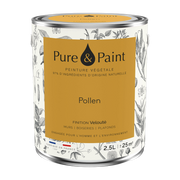 Peinture végétale velouté Pollen 2,5L - Pure & Paint