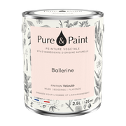 Pflanzenfarbe samtig Ballerina 2, 5L -. Pure & Paint