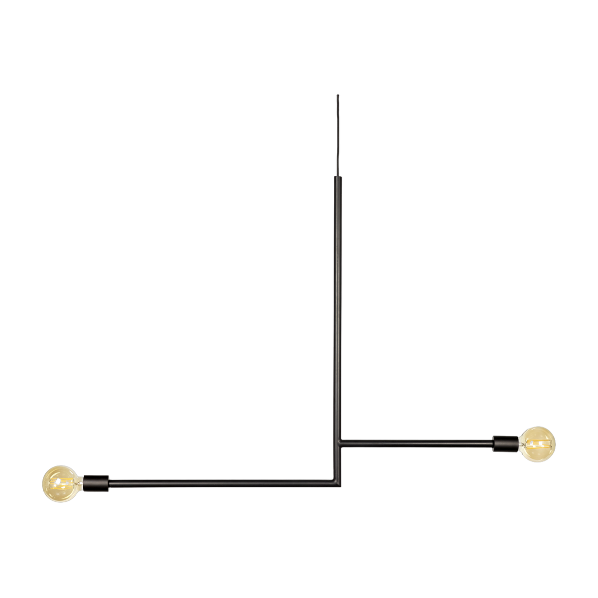 Schwarze Deckenleuchte aus Metall 110 x 80 cm KVG nr. 08 - - Serax