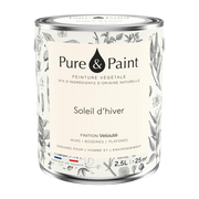 Pintura vegetal aterciopelada Soleil d'hiver 2, 5L Pure & Paint