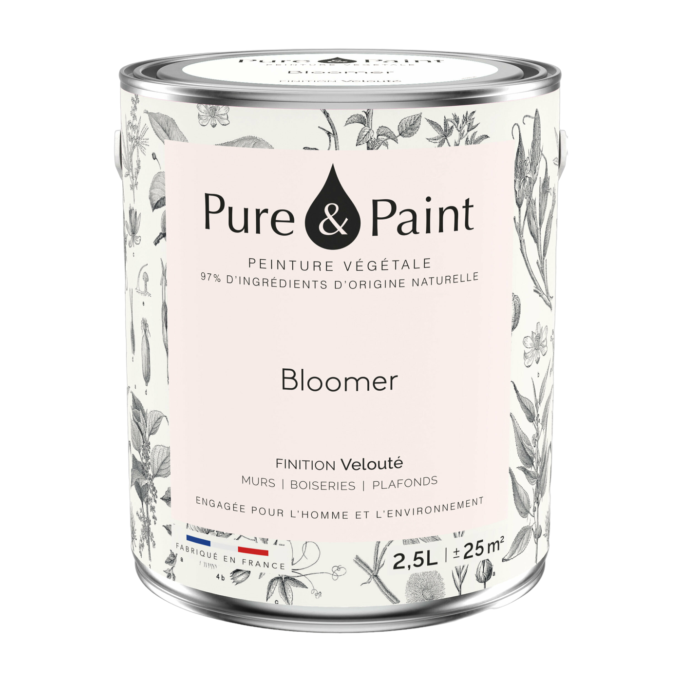 Bloomer velvet paint 2, 5L - Pure & Paint