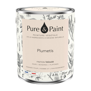 Pflanzenfarbe samtig Plumetis 2, 5L -. Pure & Paint