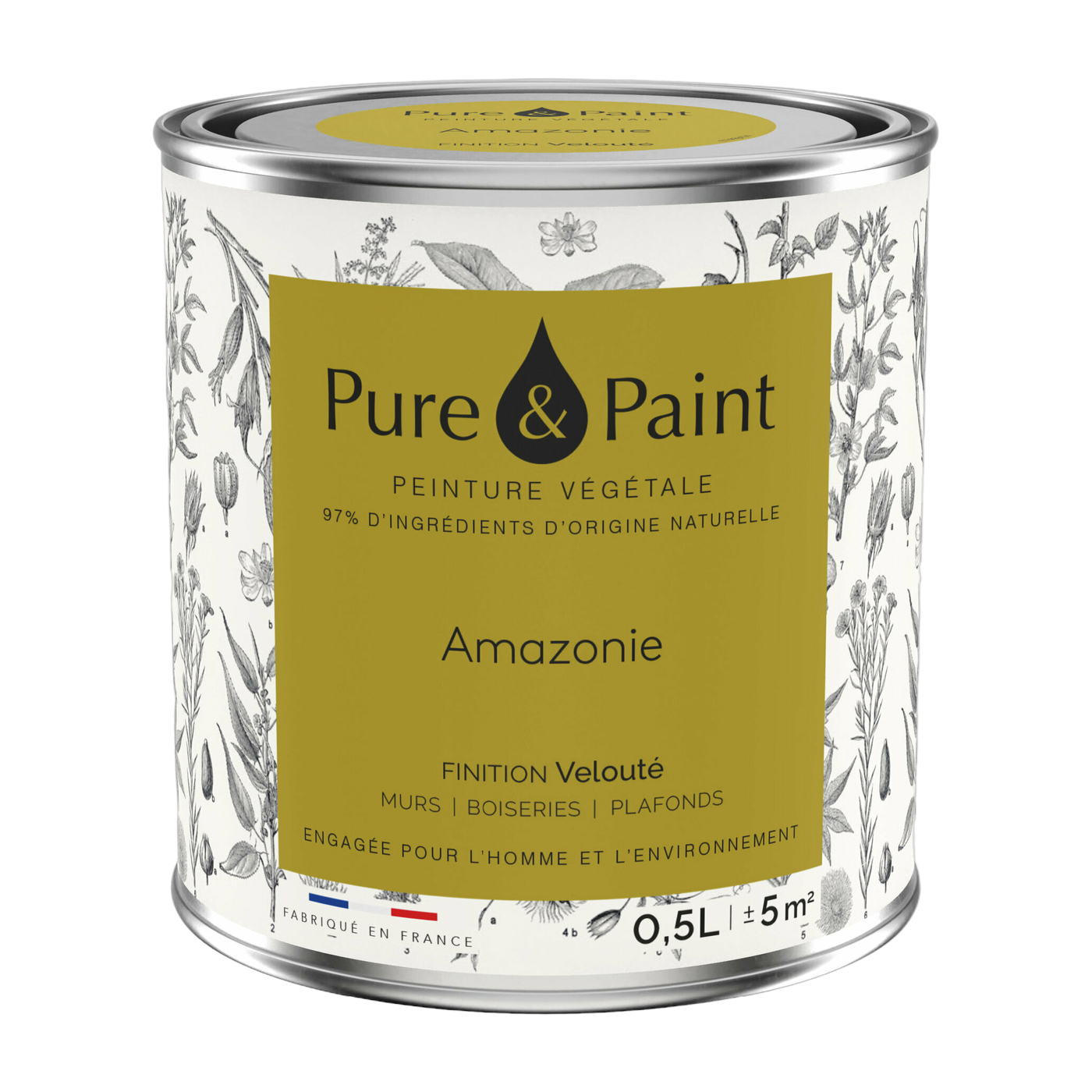Amazon velvet vegetable paint 0, 5L - Pure & Paint