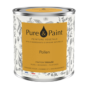 Peinture végétale velouté Pollen 0,5L - Pure & Paint