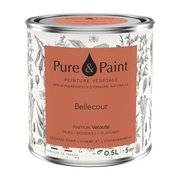 Peinture végétale velouté Bellecour 0,5L - Pure & Paint