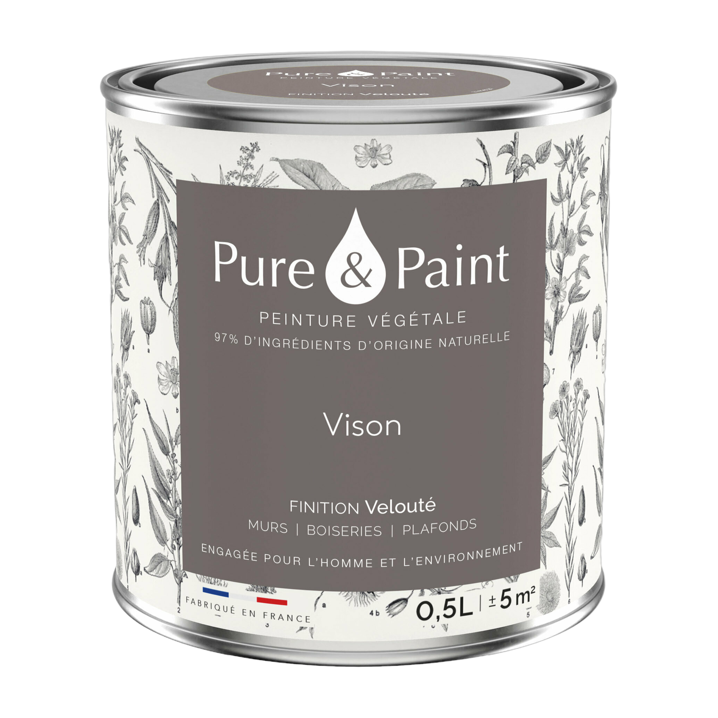 Mink velvet paint 0, 5L - Pure & Paint