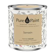Peinture végétale velouté Sarrasin 0,5L - Pure & Paint