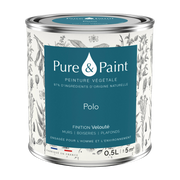 Peinture végétale velouté Polo 0,5L - Pure & Paint