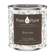 Bear Brown velvet vegetable paint 0, 5L - Pure & Paint