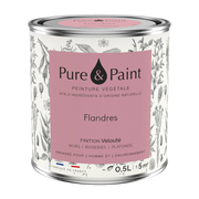 Pflanzenfarbe samtig Flandern 0, 5L - -. Pure & Paint