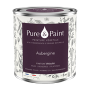 Pflanzenfarbe samtig Aubergine 0, 5L - - - - - - - - - - - - - - - - - - - - - - - - - -. Pure & Paint