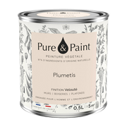 Pflanzenfarbe samtig Plumetis 0, 5L -. Pure & Paint