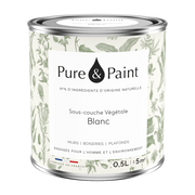 Pflanzliche Unterlage Weiss 0, 5L - - - - - - - - - - - - - - - - - - - - - - - - - - -. Pure & Paint
