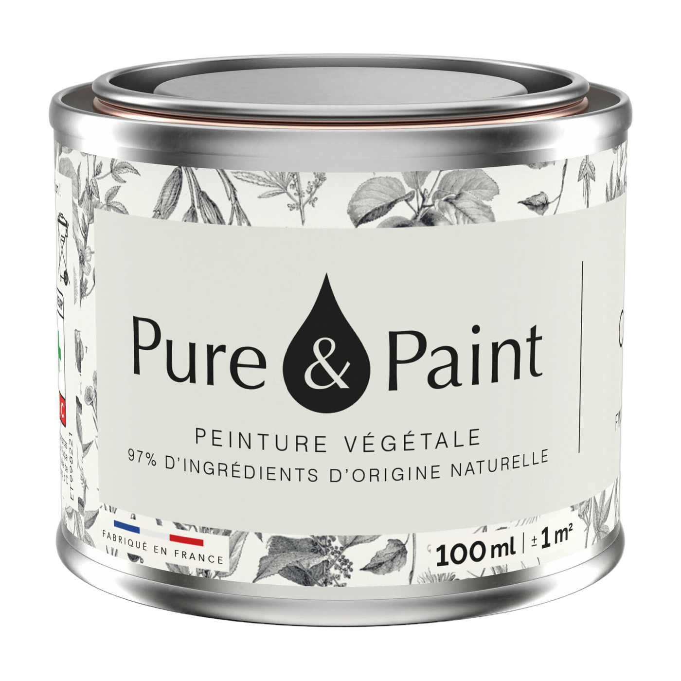 دهان نباتي مخملي لون الحجر الجيري 100 مل - Pure & Paint