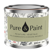 Peinture végétale velouté Lézard 100ML - Pure & Paint