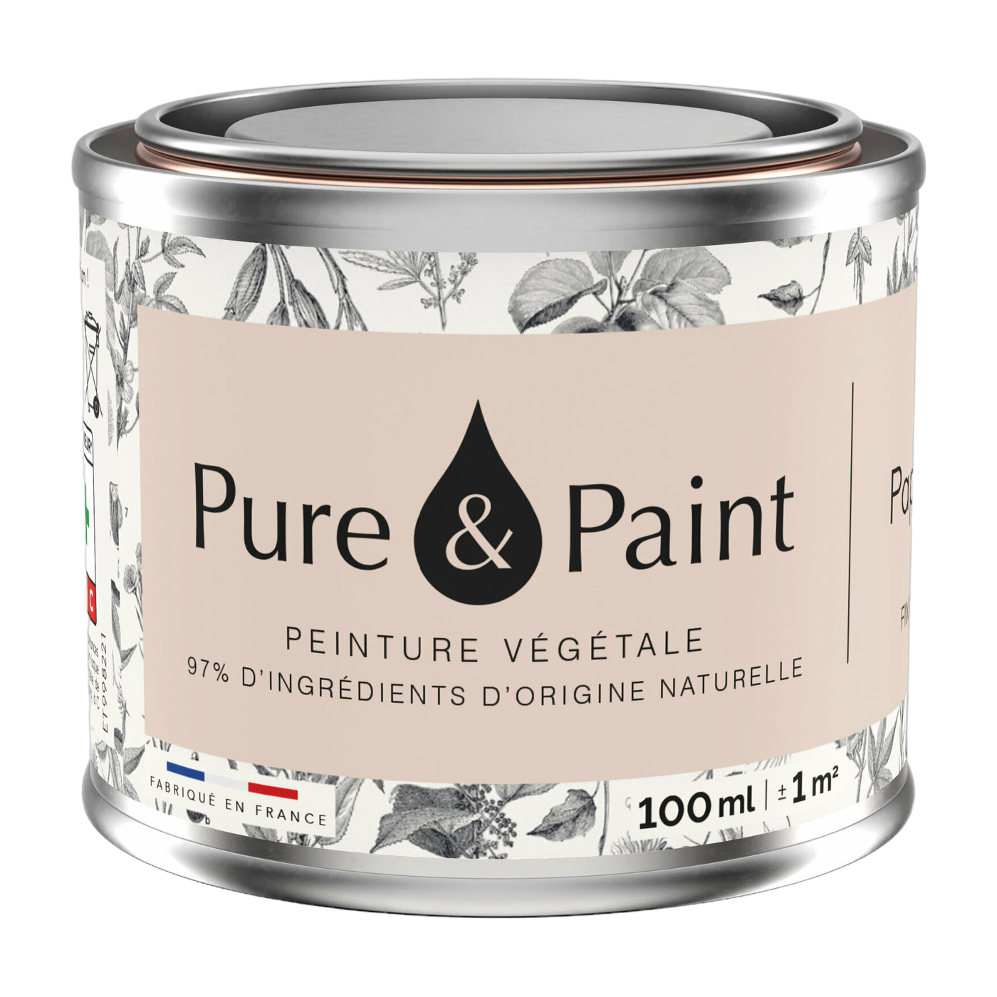 Vegetable paint velvety Kraft paper 100ML - Pure & Paint