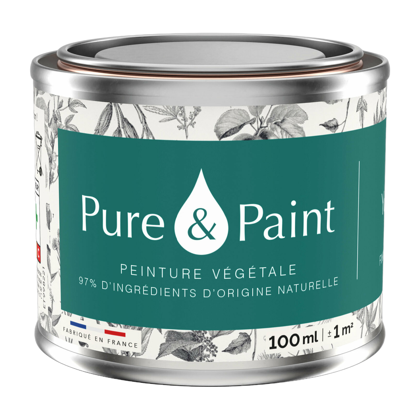 Velvet vegetable paint Yucatan 100ML - Pure & Paint