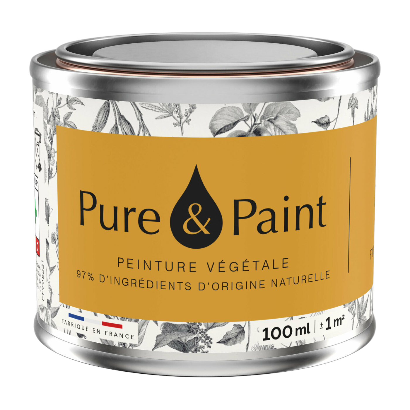 Vegetable velvet paint Pollen 100ML - Pure & Paint