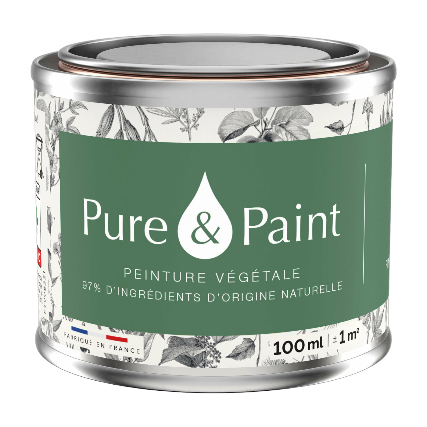 Velvety Vegetable Paint Forest 100ML - Pure & Paint