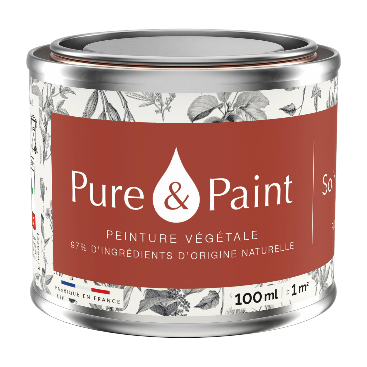 Velvety vegetable paint Soir de Sienne 100ML - Pure & Paint