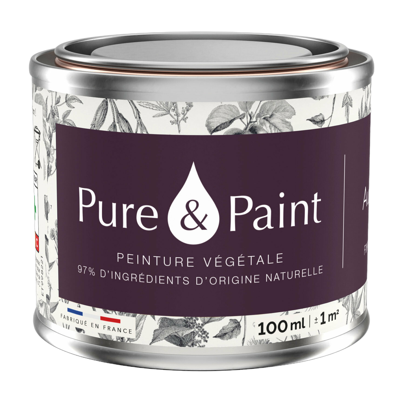 دهان نباتي مخملي Aubergine 100ML - Pure & Paint