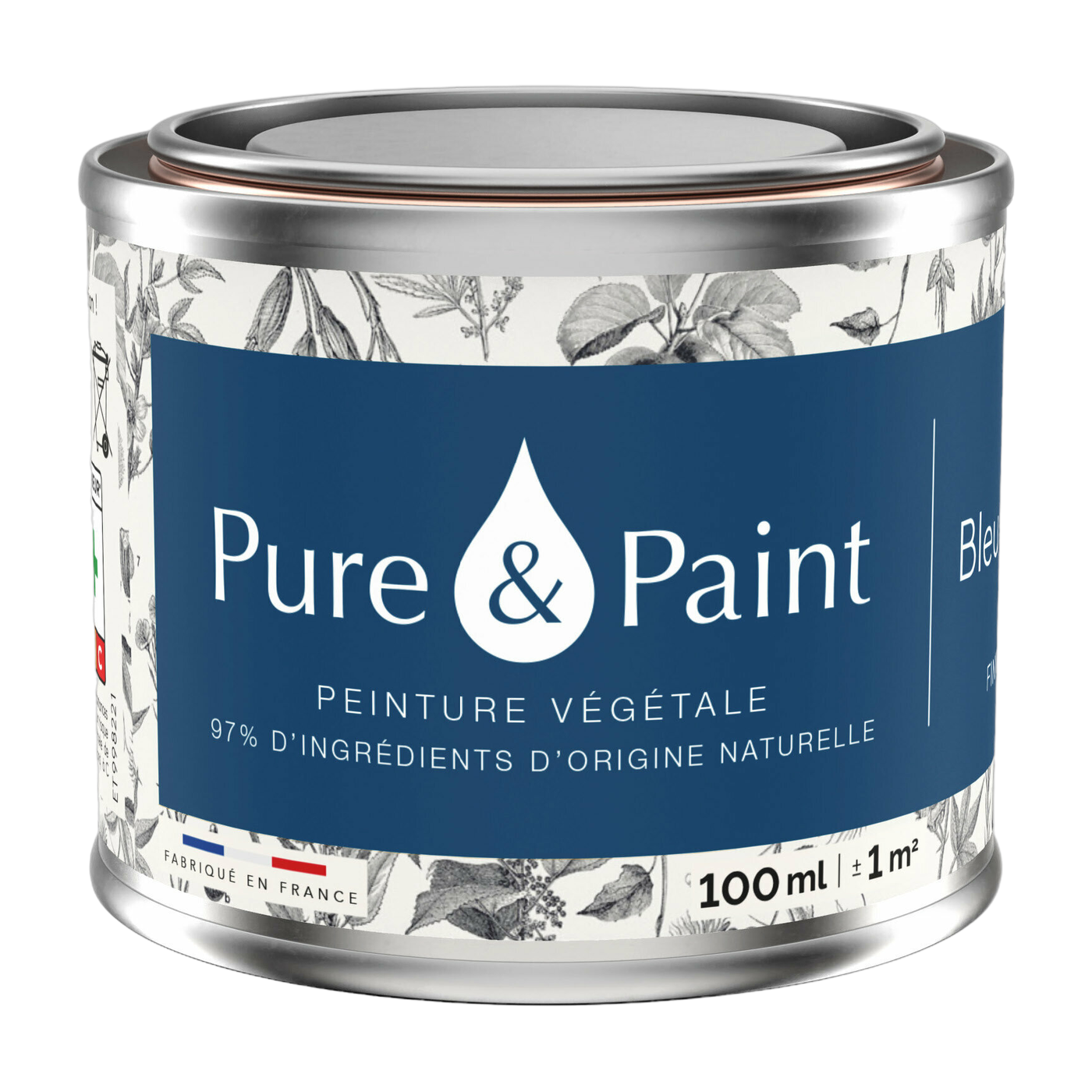 دهان نباتي مخملي Bleu de Suède 100ML - Pure & Paint