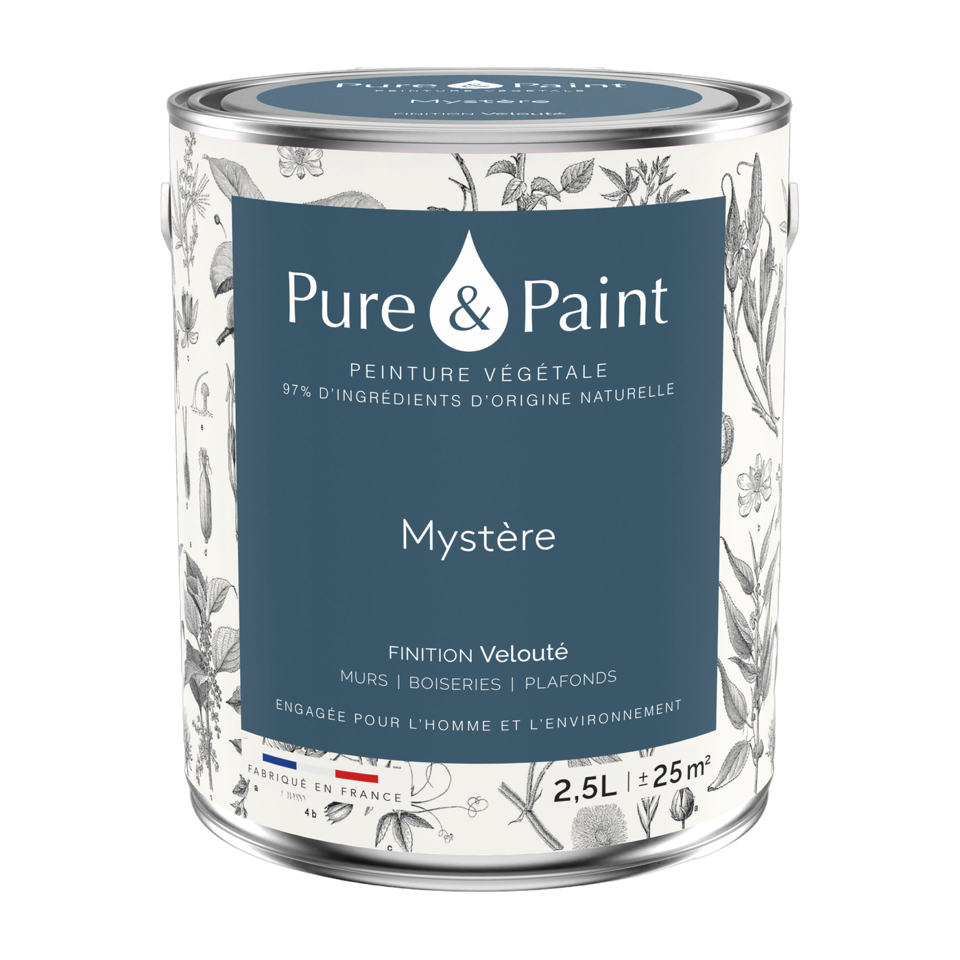 دهان نباتي مخملي Mystère 2,5L - Pure & Paint